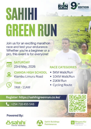 9th Edition - 2026 Sahihi | Bingwa Green Run/Walk Signup